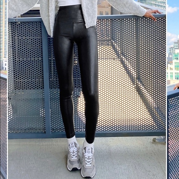 Aritzia Leather Leggings - Picture 1 of 4